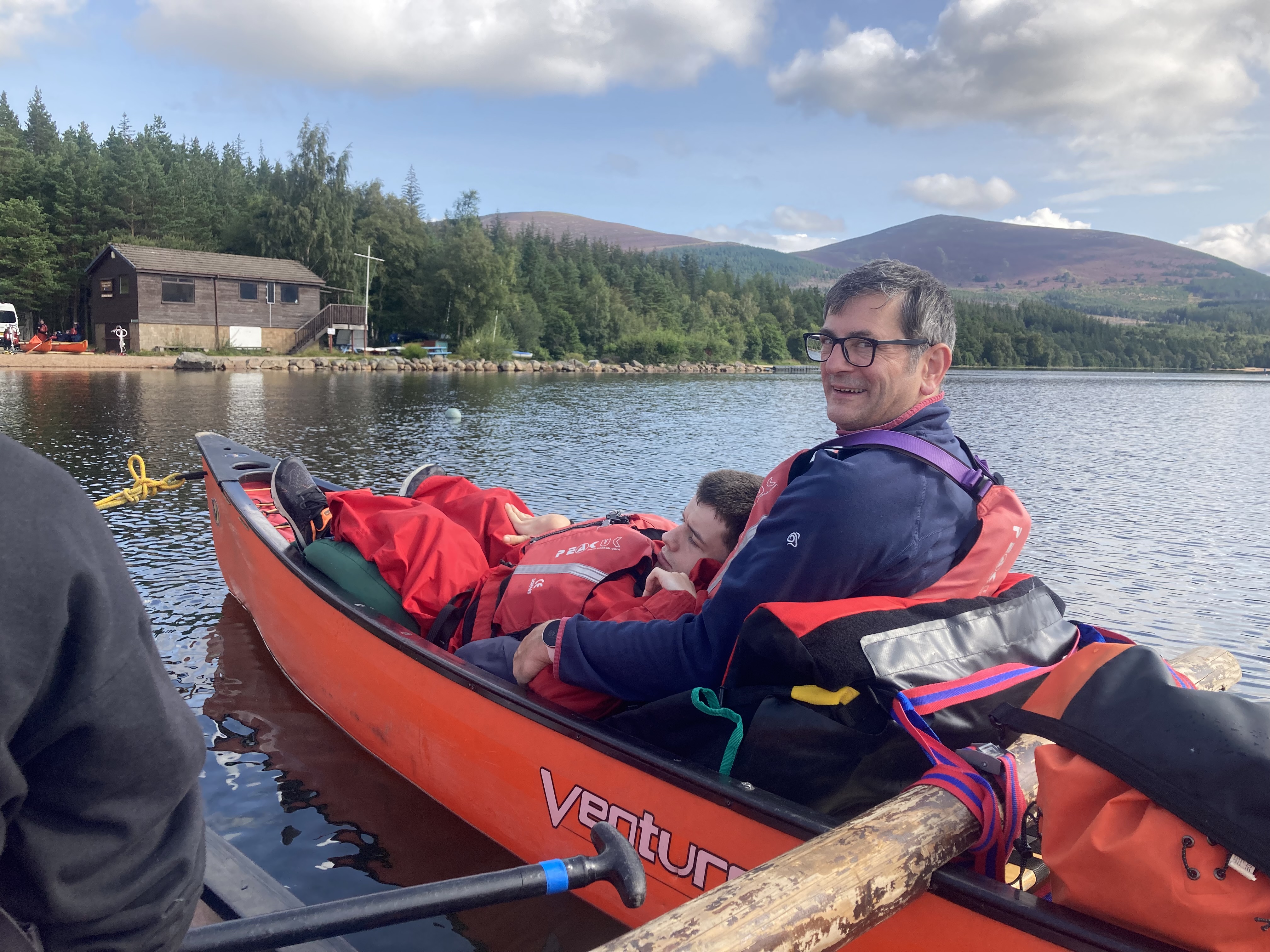 Lagganlia 2026 out on the loch on a boat